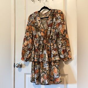 Floral midi dress
